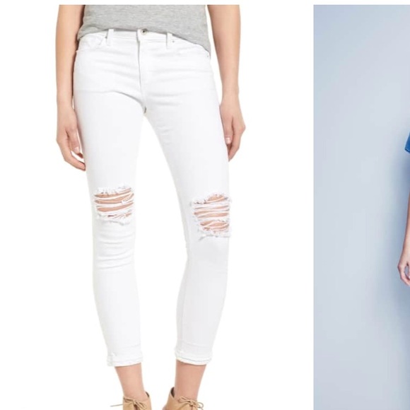 Joe's Jeans Denim - Joe’s Jeans Spotless Destroyed Markie Crop